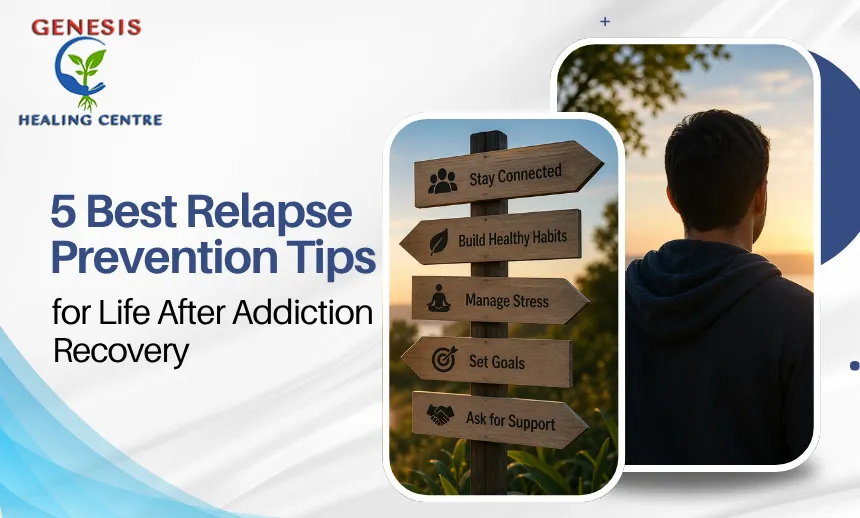 Drug and Alcohol De-Addiction Center in Bhubaneswar, Odisha | Genesishealing - 5 Best Relapse Prevention Tips for Life After Addiction Recovery