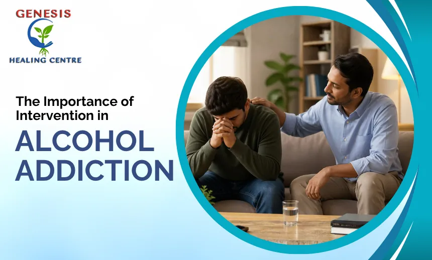 Drug and Alcohol De-Addiction Center in Bhubaneswar, Odisha | Genesishealing - The Importance of Intervention in Alcohol Addiction